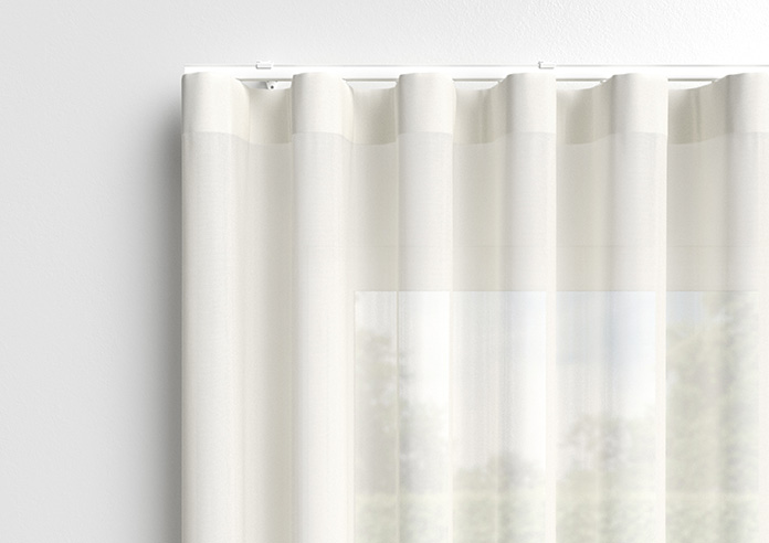 Pavia Voile, White Primrose - Made to Measure Curtains - Image 14